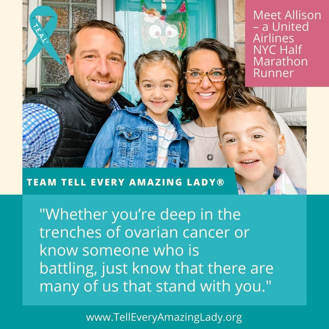 Meet Team Tell Every Amazing Lady® 2022 United Airlines Half Marathon Runner Allison!