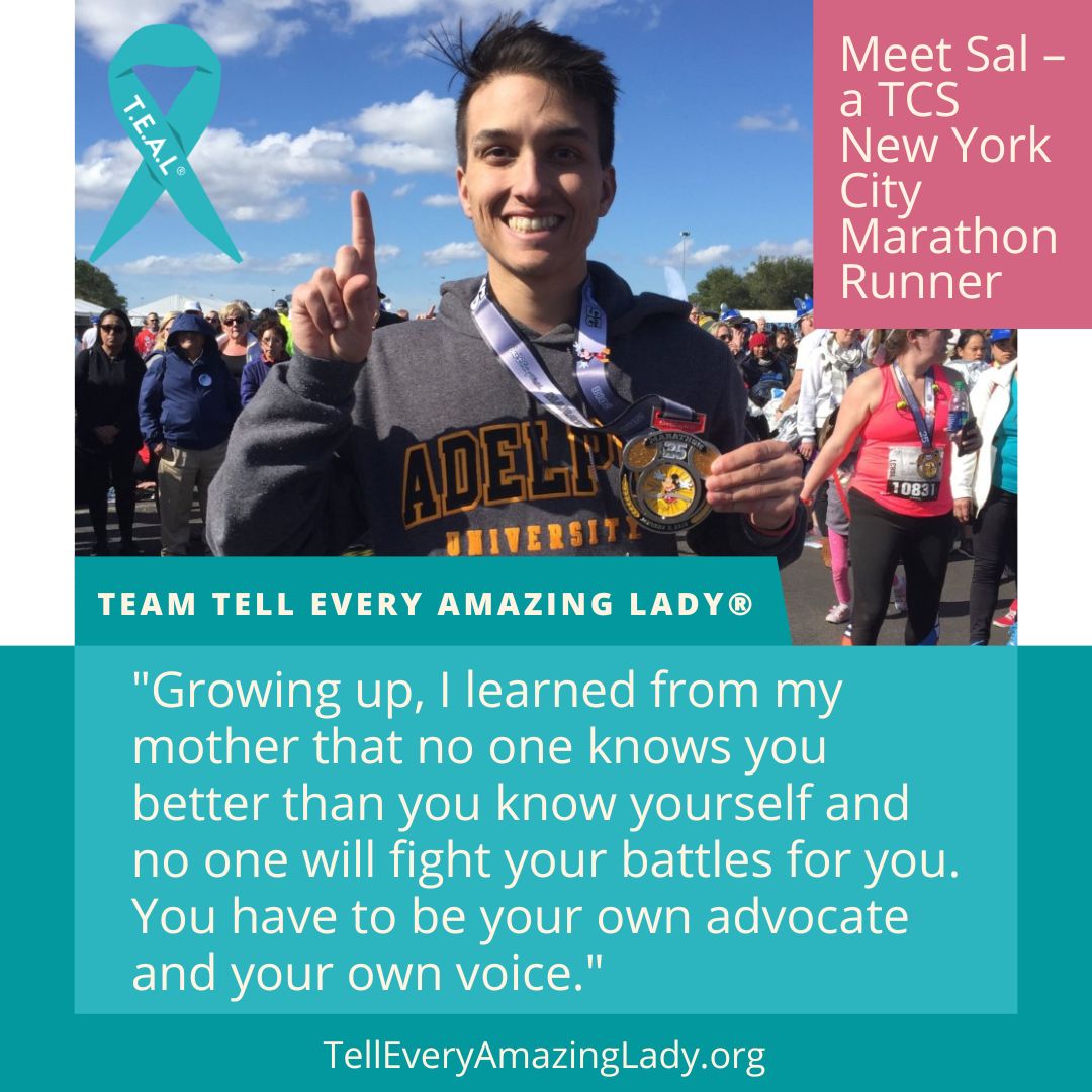 Meet Team Tell Every Amazing Lady® 2022 TCS New York City Marathon Runner Sal!