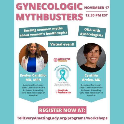 T.E.A.L.®, Weill Cornell, and NewYork-Presbyterian Hospital host Gynecological Mythbusters Workshop