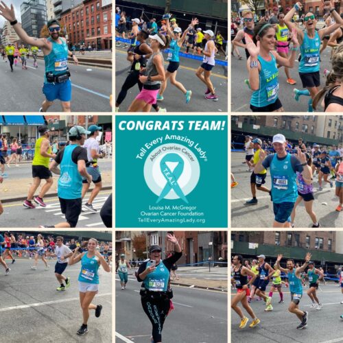 Team Tell Every Amazing Lady® cheers on its runners in TCS New York City Marathon