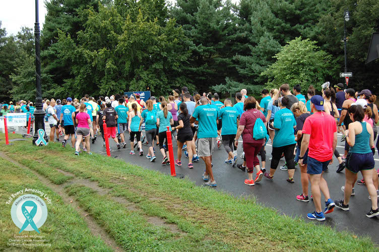 teal walk ovarian cancer run 5k walkers runners group