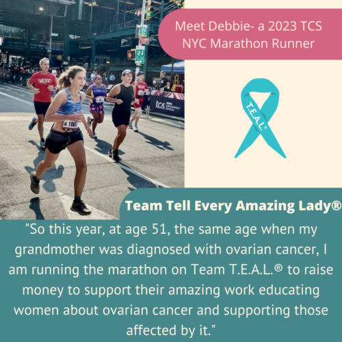  Meet Team Tell Every Amazing Lady®'s 2023 TCS New York City Marathon Runner Debbie!