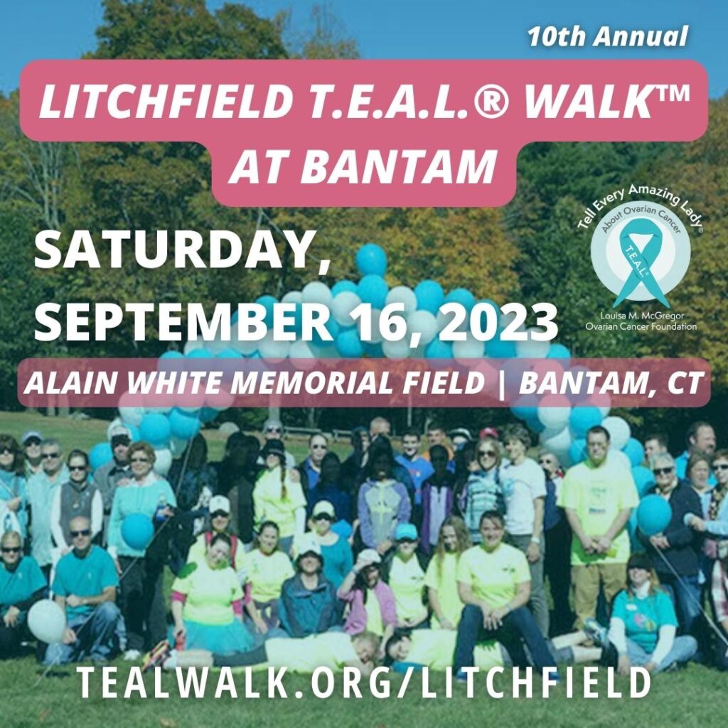Litchfield T.E.A.L.® Walk at Bantam group ovarian cancer