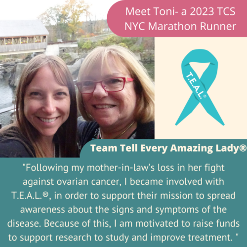  Meet Team Tell Every Amazing Lady®'s 2023 TCS New York City Marathon Runner Toni!