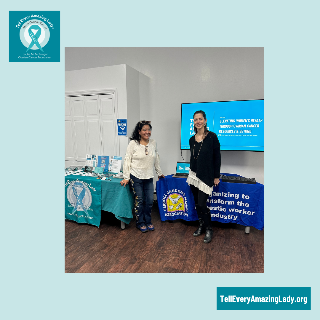 Tell Every Amazing Lady® presentation at the Carroll Gardens Association