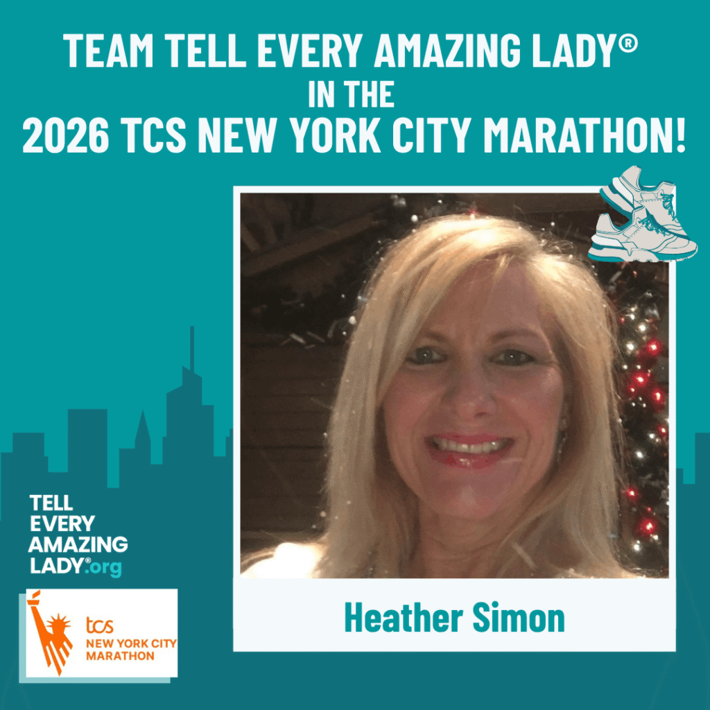 Meet heather running for team tell every amazing lady® at the 2026 TCS New York City marathon