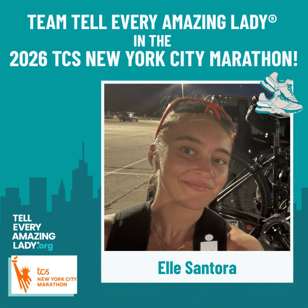 Meet elle running for team tell every amazing lady® at the 2026 TCS New York City marathon