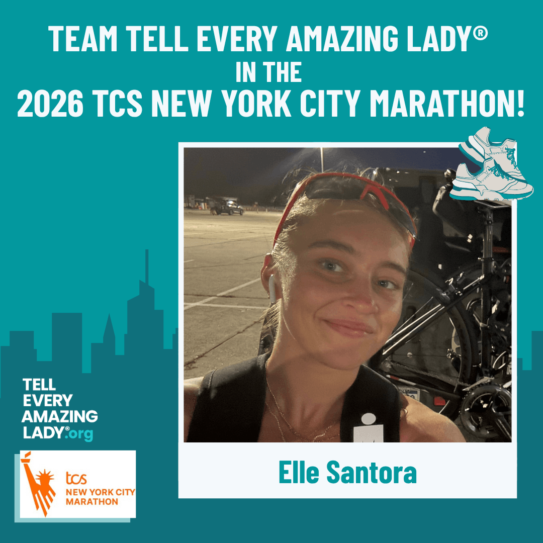 Meet elle running for team tell every amazing lady® at the 2026 TCS New York City marathon