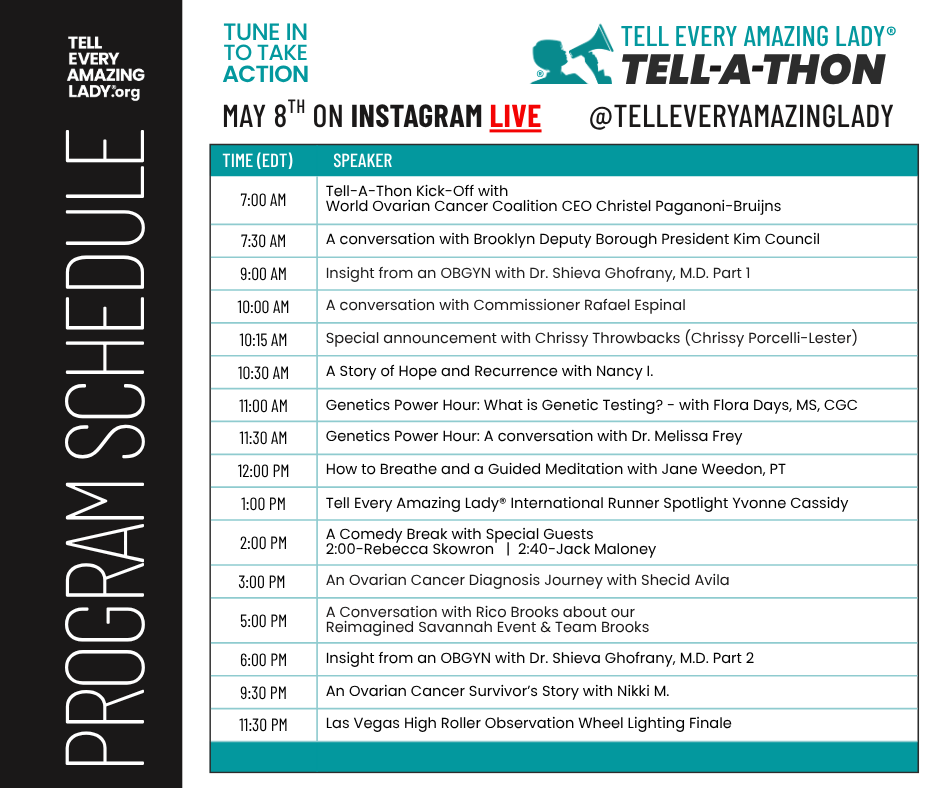 tell everyamazing lady tell-athon