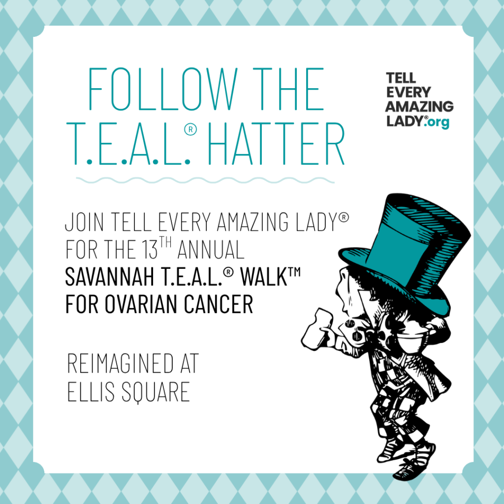 follow the teal hatter 13th annual savannah teal walk at ellis square