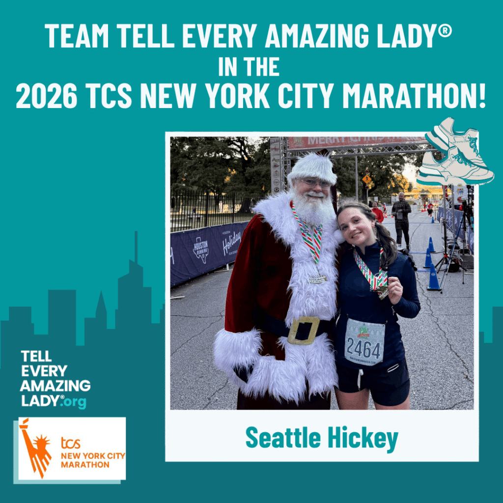 Meet seattle running for team tell every amazing lady® at the 2026 TCS New York City marathon