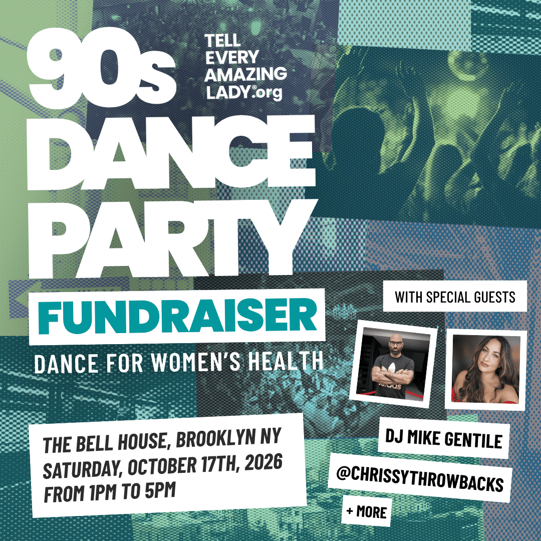 90s dance party for women's health