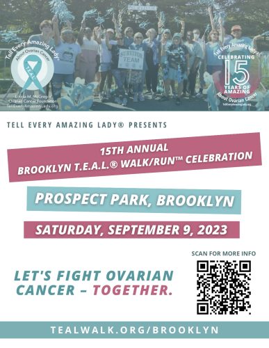 brooklyn walk teal walk ovarian cancer awareness survivor support